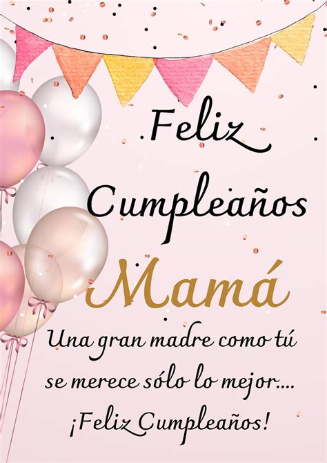 tarjetas feliz cumpleaños mama